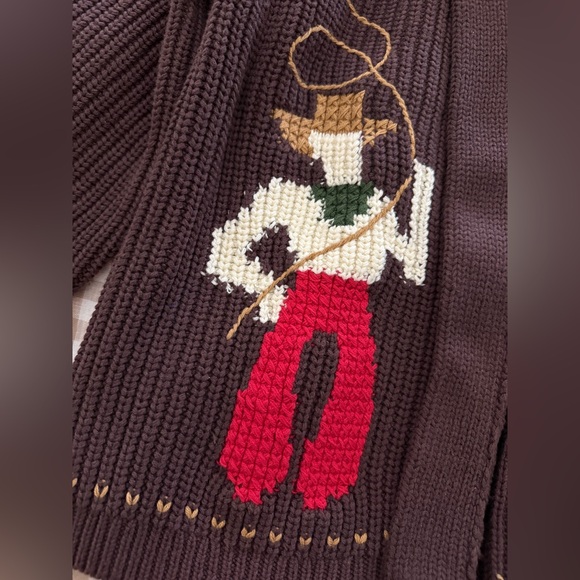 EUC The Great. Brown Horse Lasso Cardigan Size 0 (XS) - Picture 3 of 9